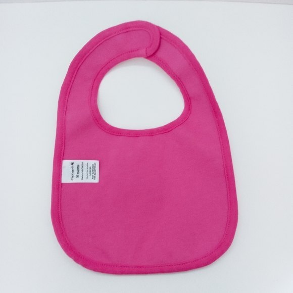 Carhartt Girls Real Tree Hot Pink Baby Bib 9mos - Picture 5 of 10